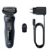 BEARD SHAVER  52-B7200cc ΜΑΥΡΗ ΜΕ ΣΥΣΤΗΜΑ ΚΑΘΑΡΙΣΜΟΥ